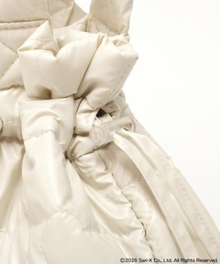 earth music&ecology 【予約】リラックマ×earth シルエットキルトトートバッグ アイボリー