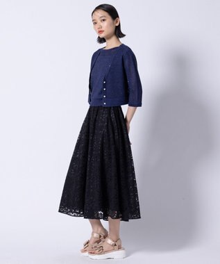 TOCCA SUMMER STARS CARDIGAN カーディガン ネイビー系