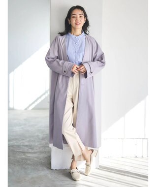 Green Parks 花粉防止　着流しコート Purple