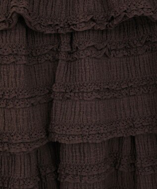 earth music&ecology 【2WAY】フリフリミニスカート Brown