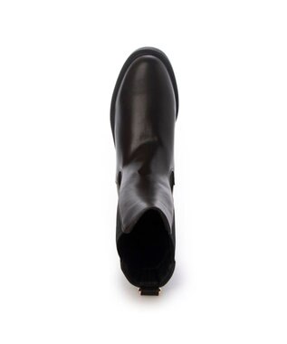 MODE ET JACOMO <carino>【レイン対応】サイドゴアショートブーツ ダークブラウン