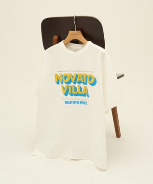 AMERICAN HOLIC 配色ロゴプリントTシャツ Off White