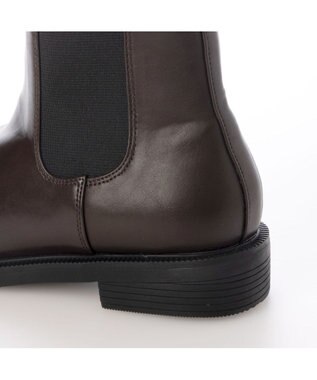 MODE ET JACOMO <carino>【レイン対応】サイドゴアショートブーツ ダークブラウン