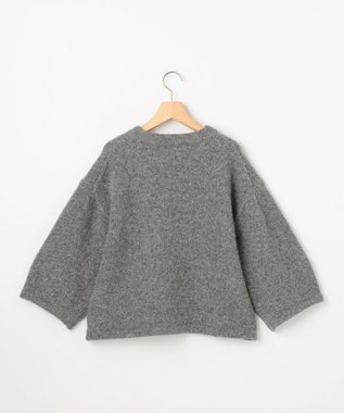 組曲 S ハーフスリーブミルド ニットプルオーバー グレー系