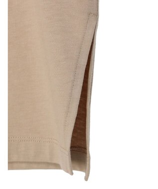 Green Parks バックフォトプリント半袖チュニック Light Beige