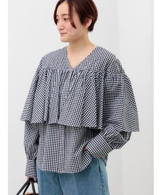 Te chichi ビッグフリルブラウス