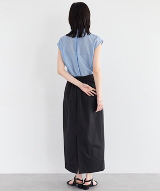 YECCA VECCA ロングナロースカート Black