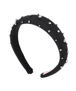 Maison de FLEUR ビジューカチューシャ Black