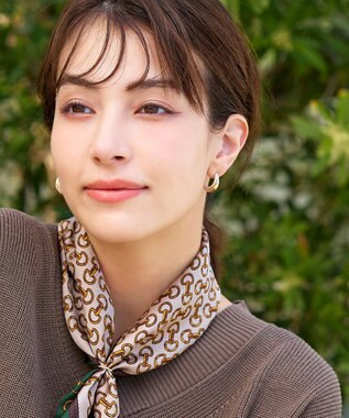 Tiaclasse メタルコンビラインピアス ゴールド×シルバー