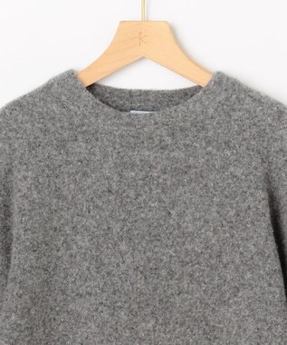 組曲 S ハーフスリーブミルド ニットプルオーバー グレー系