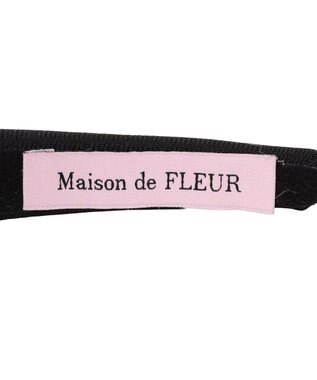 Maison de FLEUR ビジューカチューシャ Black