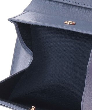 LANVIN en Bleu シャリテ 内BOX二つ折り財布 ブルー