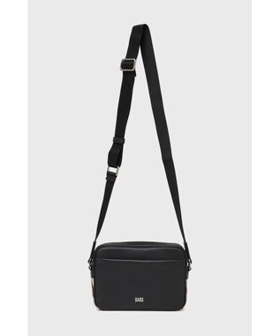 DAKS レザー×ハウスチェックディテール ワンショルダー ボディバッグ