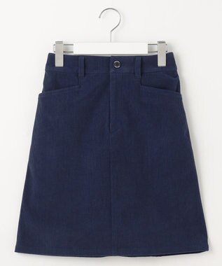 23区GOLF 【WOMEN】【EC限定】コーデュロイスカート ネイビー系