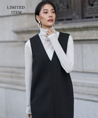 ICB L 【先行予約・WEB限定】 コットンレーシージャガード ハイネックカットソー