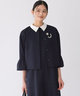 組曲 【好評につき追加販売・2セット】パールビジュー ブローチ ゴールド系