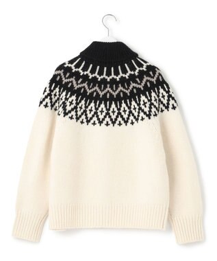 23区 S 【SLOW/一部店舗限定】フェアアイルニット カーディガン ホワイト系5