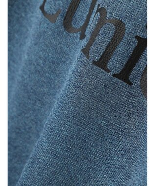 Green Parks シアーロゴニットプルオーバー Blue