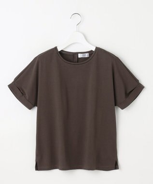 J.PRESS LADIES L 【WEB限定カラーあり・洗える】コットンスムース ハシゴレース カットソー 【WEB限定カラー】ダークブラウン系