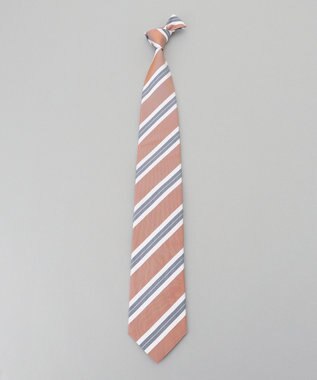 GOTAIRIKU Fermo Fossati_レジメンタル ネクタイ オレンジ系1