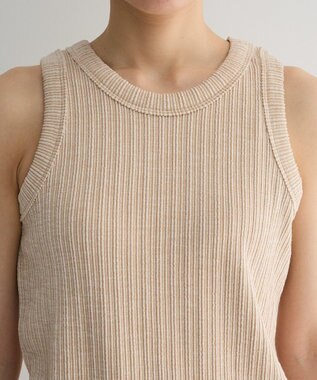 Green Parks メランジタンクトップ Beige