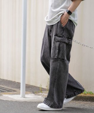 WEGO デニムカーゴパンツ