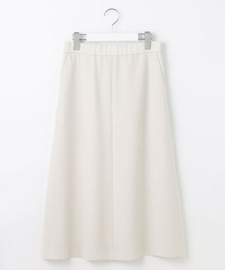 自由区 L 【19号サイズまで展開・セットアップ対応】トリアセダブルクロスフレア スカート ベージュ