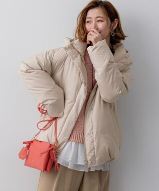 23区 【WEB&一部店舗限定】ステッチレス フーデット ダウン