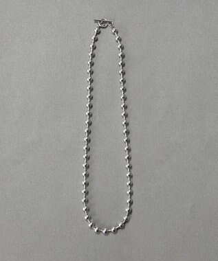 Phoebe 【金属アレルギー対応】ドットラインネックレス　シルバー/ステンレス シルバー