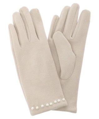 Green Parks ・パール付きグローブ Light Beige