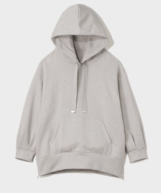 GRACE CONTINENTAL ラメ起毛裏毛フーディ ホワイト