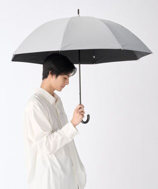 MOONBAT ハニカム断熱パラソル 無地 長傘  晴雨兼用 日傘 遮光率100％ UV100％ 遮熱 耐風 60cm