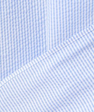 J.PRESS MEN 過酷な夏を乗り切るマストな1着！【 高通気性 / 軽量 / ノンアイロン / 撥水】【BEAT HEAT SYSTEM】半袖シャツ / B.D. サックスブルー系1