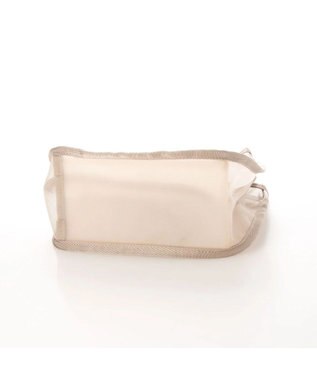 UNBILLION cachecache スマイルモチーフメッシュバッグインバッグ ベージュ