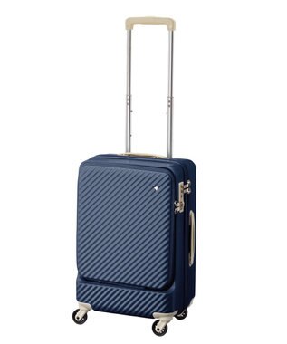 HaNT マイン スーツケース 34リットル 便利なフロントポケット付き 1-2 ...