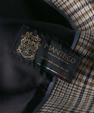 Paul Smith クラシックチェック ノーカラー ジャケット サンドブラウン