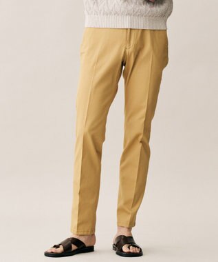 JOSEPH ABBOUD 【ウエストも伸びる!オーガニックコットン使用】ハイパワーカルゼ パンツ 26SSモデル キャメル系