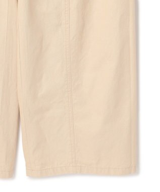 BEIGE， PREHNA / コットンツイル カービーシームワイドパンツ Peach