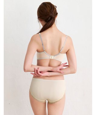 WACOAL ショーツ 【重力ケアブラ】 BXB194とペア はきこみ丈あさめ ナイロンベア天竺素材(バック) レディース PXB194 /ワコール イエロー