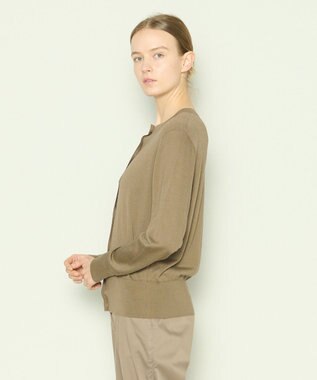 JOSEPH シルクコットン　カーディガン Frozen Mocha