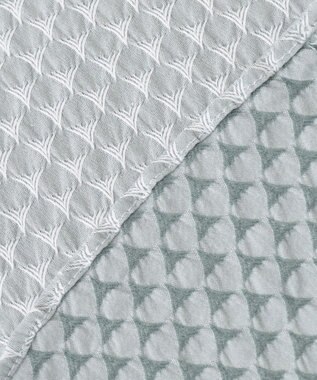 JOSEPH HOMME トライジャガードストレッチ   ウイングカラー半袖シャツ ピーコックグリーン系