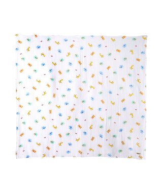 MIKI HOUSE HOT BISCUITS 二重織ガーゼのマルチケット