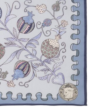 MOONBAT SWASH LONDON(スウォッシュロンドン） コットンハンカチーフ  BERRY 52×52 日本製 ペールスカイ