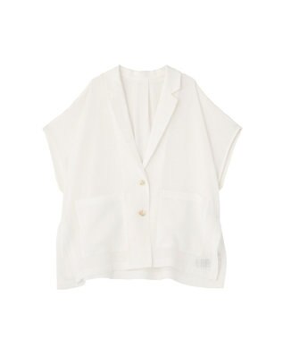 Green Parks メッシュポンチョジャケット White