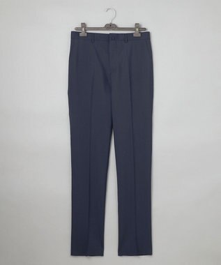 GOTAIRIKU ロングセラー【洗える/折り目加工/シワになりにくい/ウエストアジャスター】ウォッシャブル サマーウール100％パンツ_定番色(ノータック)25年モデル ネイビー系