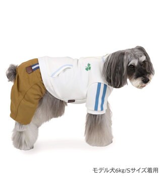 PET PARADISE ペットパラダイス トレーナー パンツつなぎ 《ホワイト》 小型犬 ホワイト