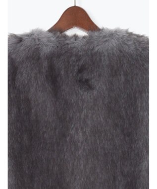 Te chichi ショートファーベスト グレー