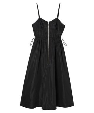 Green Parks ・ＳＵＧＡＲ　ＳＰＯＯＮ　コルセット風キャミワンピース Black