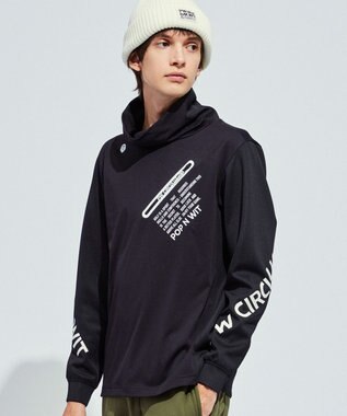 PW CIRCULUS 【防風/防寒】【MEN】オフタートルロングスリーブカットソー