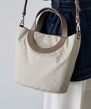 russet 2WAYトートバッグ(CE-1419) Ecru